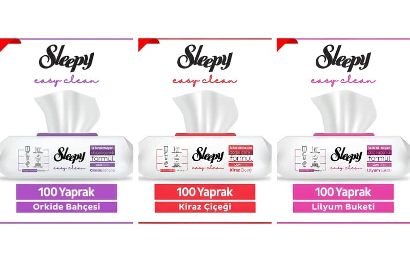 Sleepy Easy Clean Yüzey Havlularında 2 AL 1 Öde!(1 adet 65 TL'ye Düşüyor