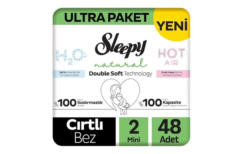 Sleepy Natural Bebek Bezi 48'li - 6 Ayın En Düşük Fiyatı