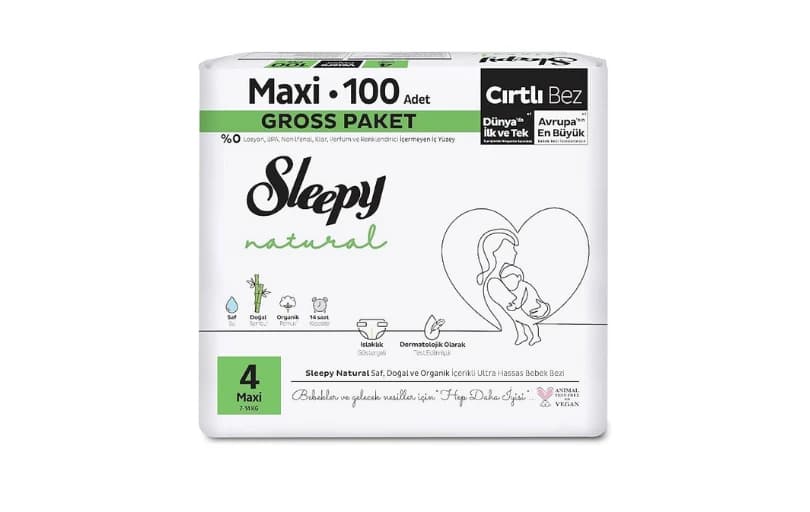 Sleepy Natural Gross Paket Bebek Bezi 4 Numara Maxi 4x100 Adet 1.272tl (6 Ayın En Düşük Fiyatı)