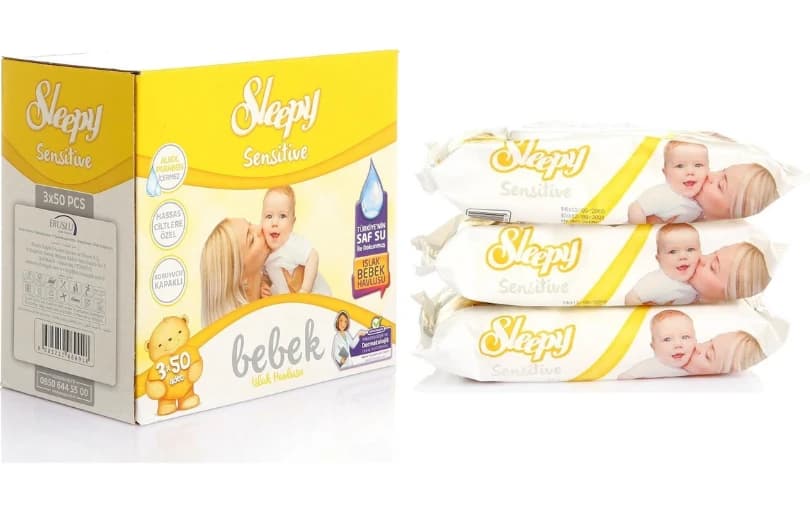 Sleepy Sensivite Kutulu Islak Havlu 3x50 Adet 2 Al 1 Öde ile Adet 45₺