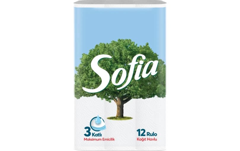 Sofia 12'li 3 Katlı Kağıt Havlu 152₺ (4 Adet Alımda 127₺)