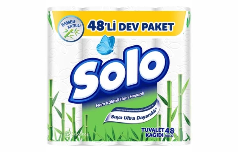 Solo 48’li Bambu Katkılı Tuvalet Kağıdı 254 TL!