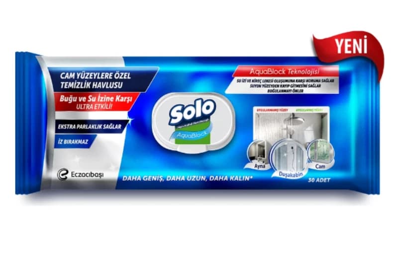 Solo Aquablock Cam Yüzeylere Özel Temizlik Havlusu 2 Al 1 Öde İle 169 Tl