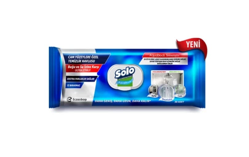 Solo Aquablock Yüzey Temizlik Havlusu 30 Yaprak 79tl