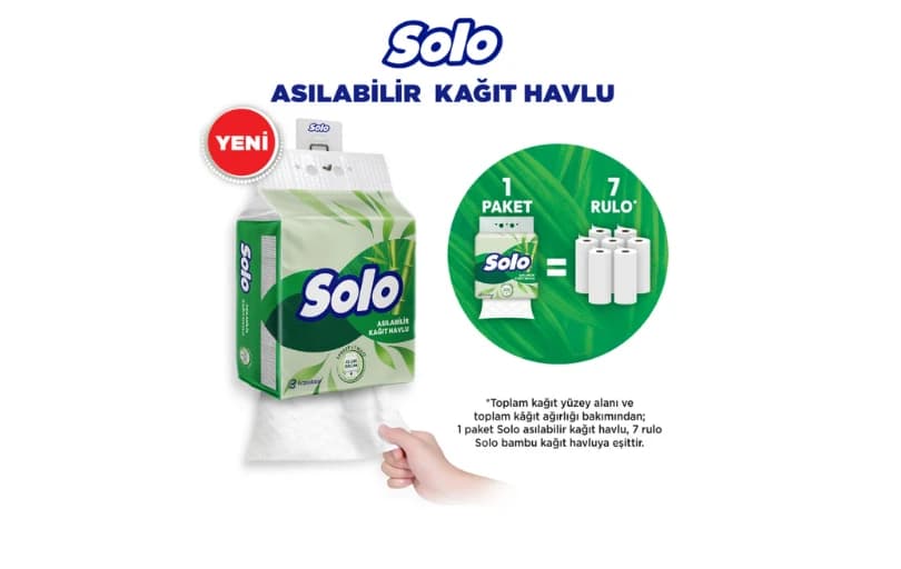 Solo Asılabilir Kağıt Havluda 2 Al 1 Öde Fırsatı!