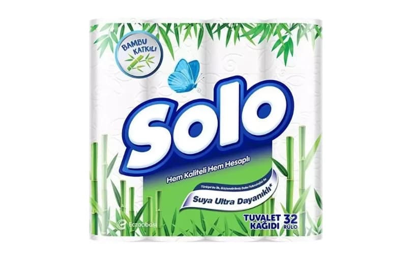 SOLO Bambu Katkılı Tuvalet Kağıdı 32'li 168 TL