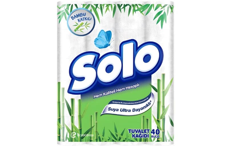 SOLO Bambu Katkılı Tuvalet Kağıdı 40’lı 215 TL 6 Ayın En Düşük Fiyatı