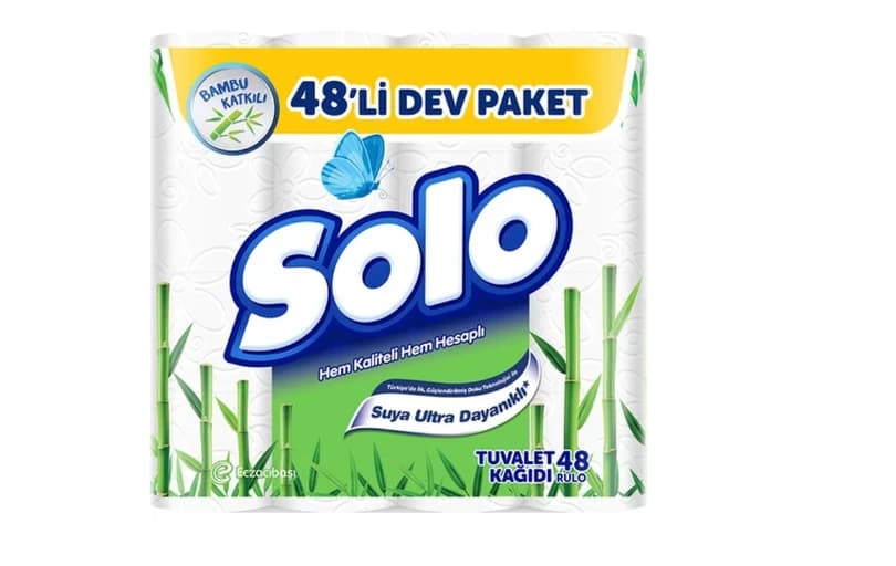 Solo Bambu Katkılı Tuvalet Kağıdı 48’li 289,90 TL