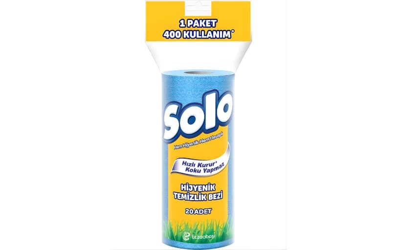Solo Hijyenik Temizlik Bezi’nde 2. ürün 1 TL (Adet Fiyatı 90,45 TL'ye Düşüyor)