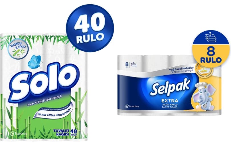 Solo Selpak Silen %10 İndirime Ek + 750 TLye 150TL