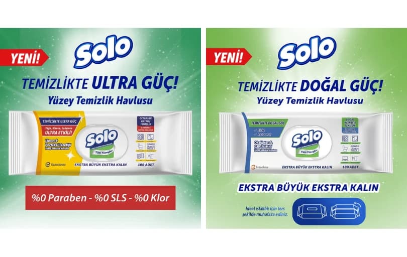 Solo Yüzey Temizlik Havlusu (100 Yaprak) 64 TL +150 TL İndirim Kuponu