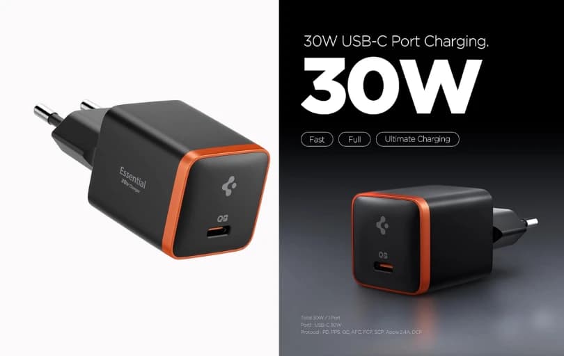 Spigen 30W USB-C Ultra Mini Hızlı Şarj Aleti 199 TL
