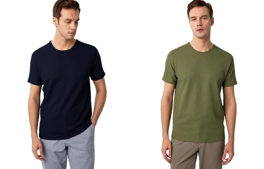 Süvari Armürlü Bisiklet Yaka Tişörtler 175 TL