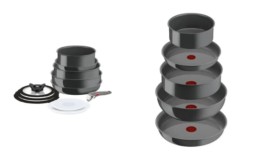 Tefal 11 Parça İç İçe Geçebilen İndüksiyonlu Tencere Tava Seti 4.999