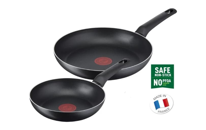 Tefal Titanyum 1X SimpleCook Difüzyon Tabanlı 20/26 Cm 2'li Tava Seti Sepette Kuponla 1150₺