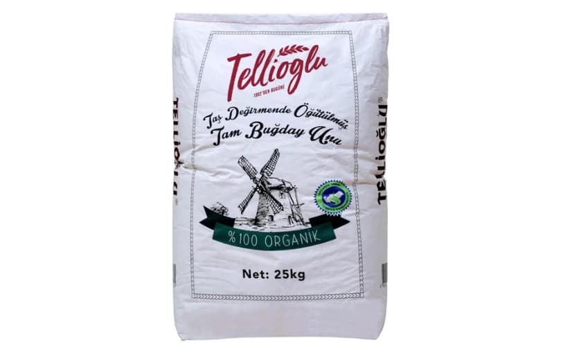 Tellioğlu Organik Tam Buğday Unu 25 Kg %100 Doğal 1.170tl (6 Ayın En Düşük Fiyatı)