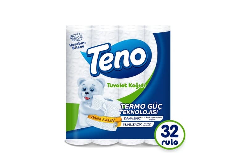 Teno Avantaj Paket Tuvalet Kağıdı 32 Rulo 158 TL (5 Adet Alımda 123 TL)
