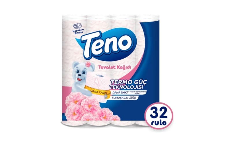 Teno Parfümlü Tuvalet Kağıdı 32 Rulo 182₺ (2 Adet Alımda 157₺)