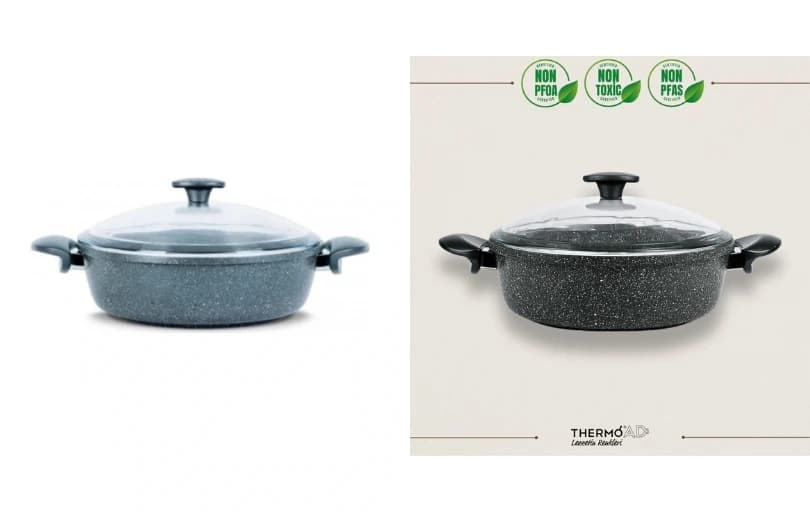 Thermoad Karnıyarık Tenceresi Love Serisi 22 Cm Gri 769 TL