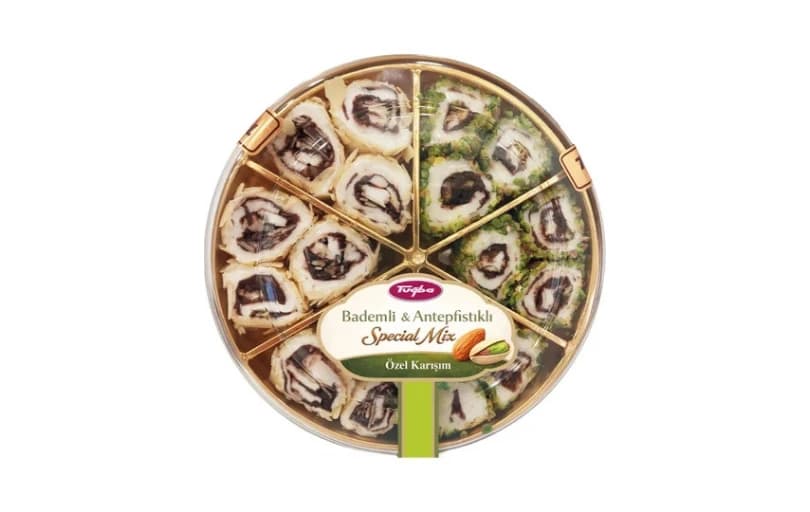 Tuğba Kuruyemiş Antep Fıstıklı Bademli Lokum 270 Gr 149tl