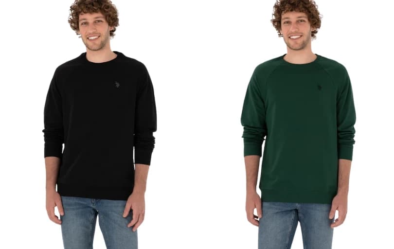 U.S. Polo Assn. Erkek Sweatshirt Yeşil Renk 535₺