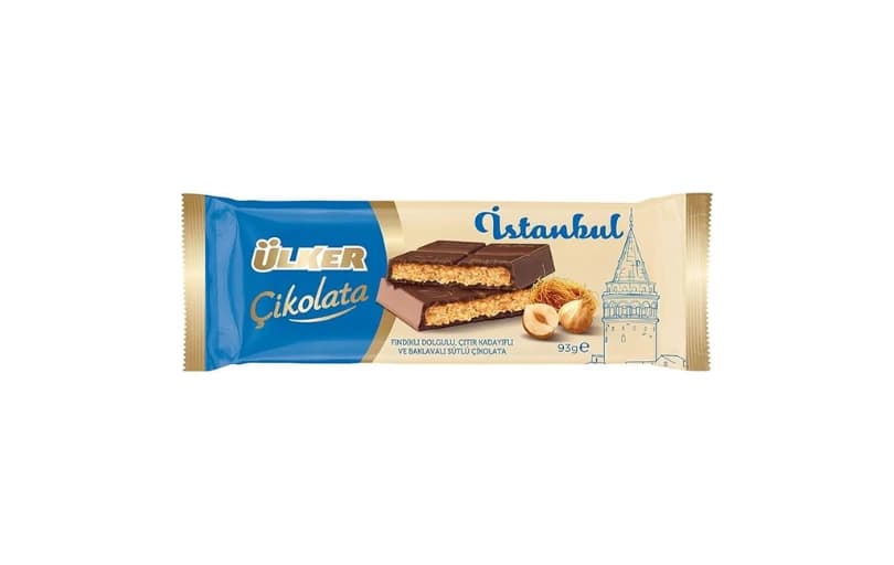 Ülker İstanbul Fındıklı Ve Çıtır Kadayıflı Çikolata, 93 Gr 69tl