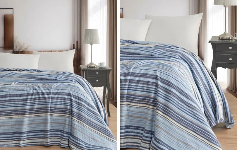Vicuna Home 4 Mevsim Pamuklu Çift Kişilik Battaniye 311₺ (Kargo Bedava)