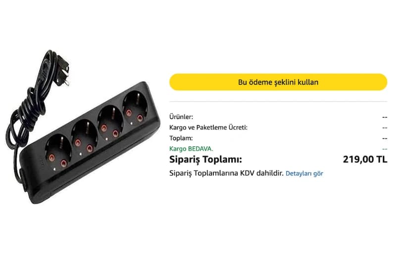 Viko Multi Let Dörtlü Priz 2mt 219₺ (kargo Bedava)