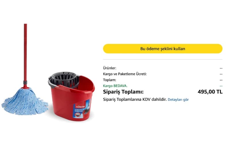 Vileda Temizlik Seti 495₺