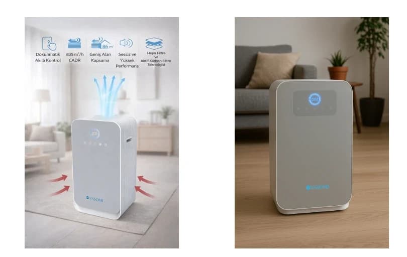 Yasomi Air Purifier Hava Temizleyici 8.499 Tl