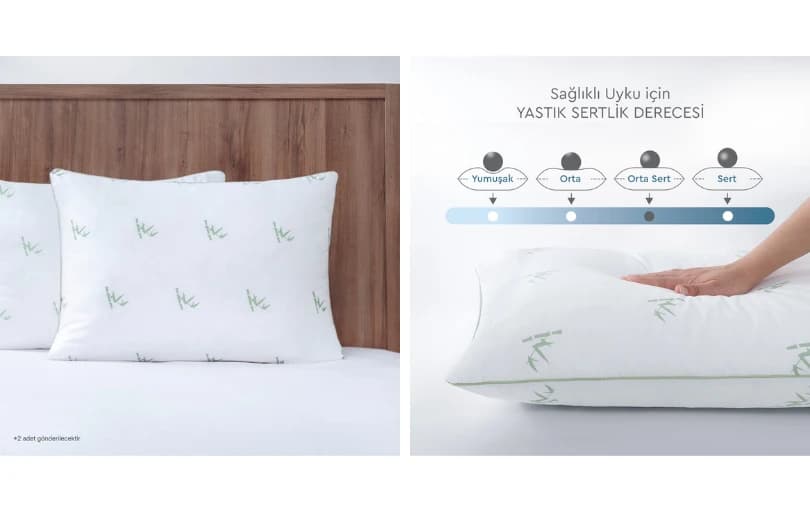 Yataş Bambu Yastık 2 Adet İndirim Koduyla 603₺