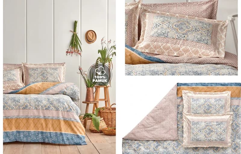 Yataş Bedding Delissa Çift Kişilik Nevresim Seti 629 TL