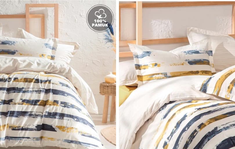 Yataş Stain Ranforce Çift Kişilik Nevresim Seti 594 TL