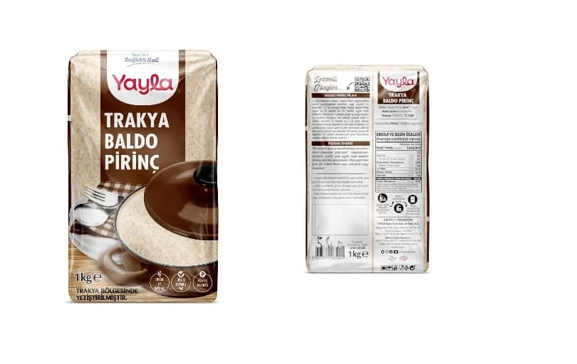 Yayla Trakya Baldo Pirinç 1 Kg 2 Adet 164,50 Tl