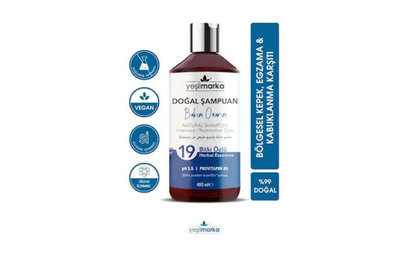 Yeşilmarka Doğal Bakım Onarım Şampuanı 400 Ml 275tl (6 Ayın En Düşük Fiyatı)