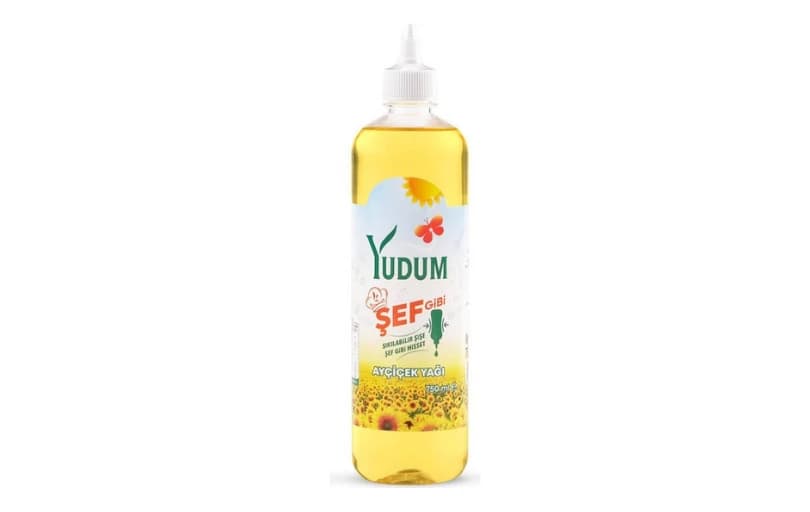 Yudum Şef Gibi Ayçiçek Yağı 750 Ml Sıkılabilir Pet Sişe 119tl