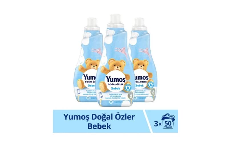Yumoş Bebek Yumuşatıcı 1200 Ml 3'lü Paket 539,32 Tl