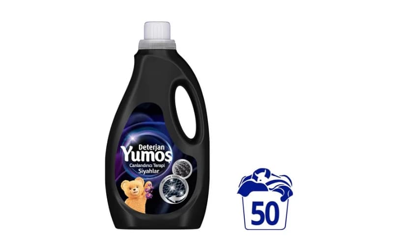 Yumoş Sıvı Bakım Deterjanı Siyah 50 Yıkama 2500 Ml 166tl