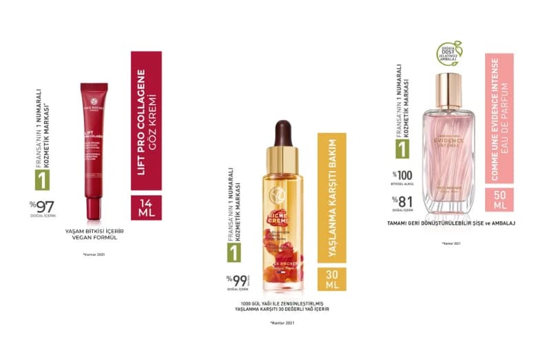 Yves Rocher Kadınlar Günü'ne Özel Net %30 İndirim!