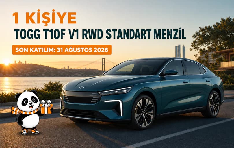 Poçan TOGG T10f TOGG T10f V1 Rwd Standart Menzil Çekilişi
